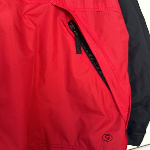 Vintage GAP Windbreaker Jacket Red Black Pullover Anorak Half Zip Men XL 90's - Picture 7 of 16